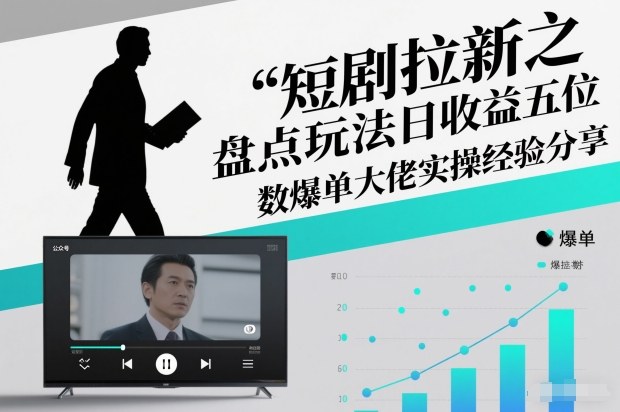 短剧拉新之盘点玩法日收益五位数爆单大佬实操经验分享-网创商城