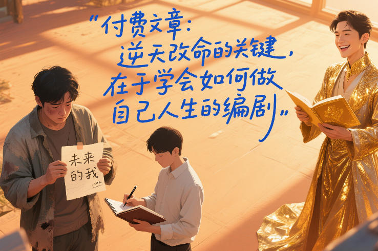 付费文章：逆天改命的关键，在于学会如何做自己人生的编剧-网创商城
