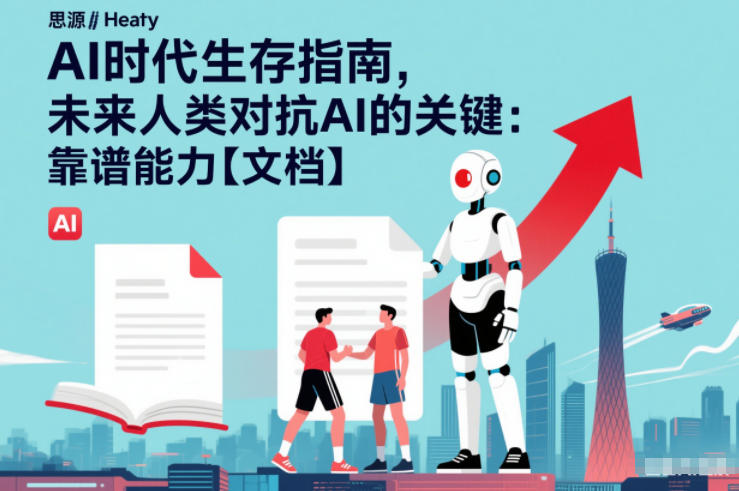 AI时代生存指南，未来人类对抗AI的关键：靠谱能力【文档】-网创商城