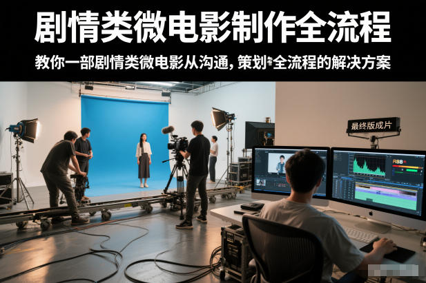 剧情类微电影制作全流程，教你一部剧情类微电影从沟通，策划到拍摄制作全流程的解决方案-网创商城