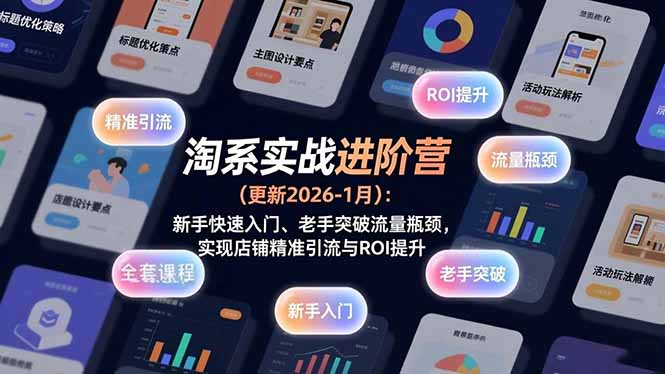 淘系实战进阶营(更新2026-1月-网创商城
