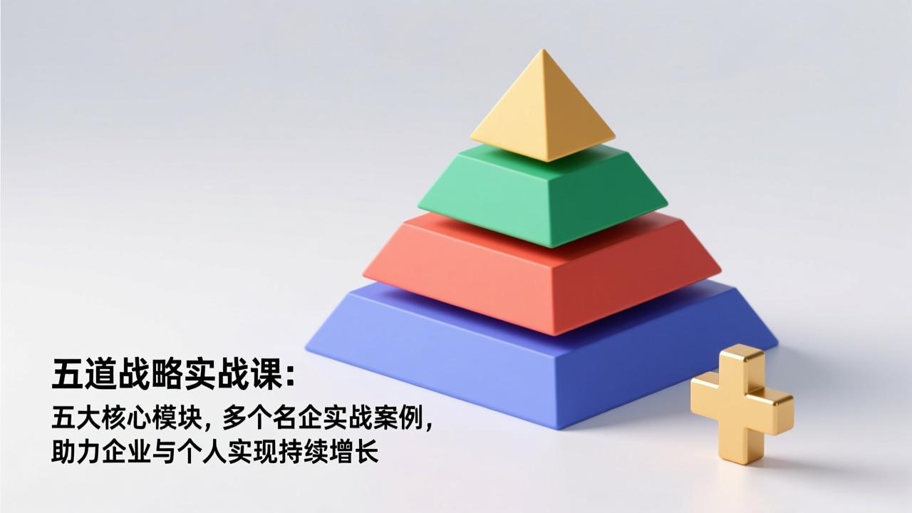 五道战略实战课：五大核心模块，多个名企实战案例，助力企业与个人实现持续增长-网创商城