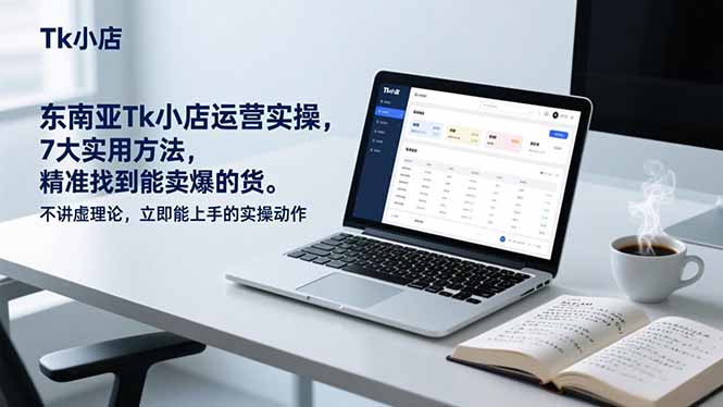 东南亚Tk小店运营实操,7大实用方法,精准找到能卖爆的货。不讲虚理论,立即能上手的实操动作-网创商城