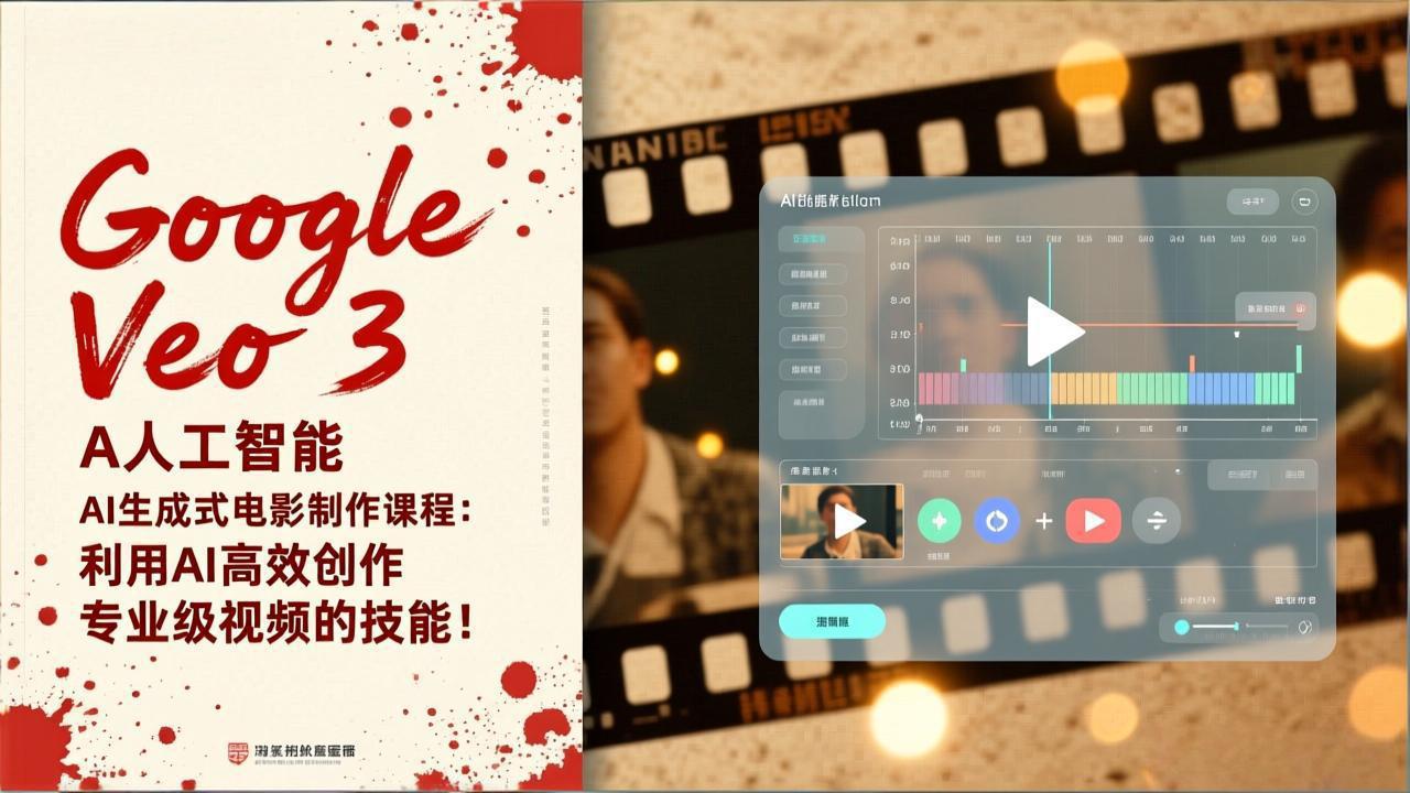 Google Veo 3人工智能AI生成式电影制作课程:利用AI高效创作专业级视频的技能!-网创商城