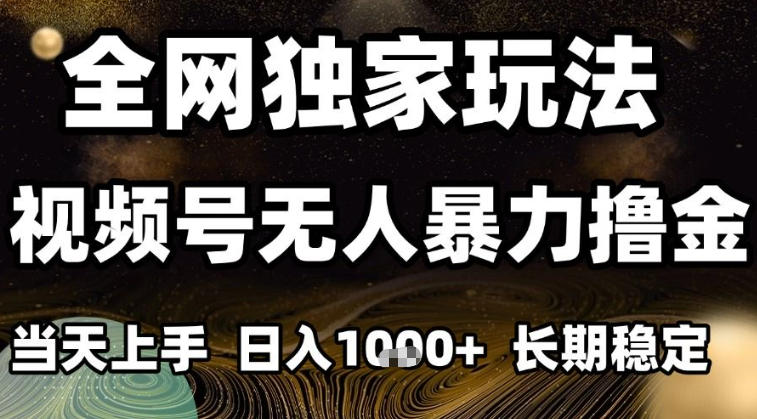 年底最新独家视频号无人直播撸礼物，小白也能轻松日入1k+，长期稳定，可批量复制【揭秘】-网创商城