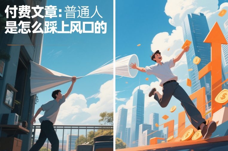 付费文章：普通人是怎么踩上风口的-网创商城