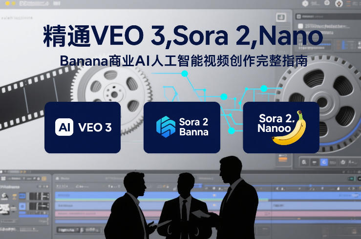 精通VEO 3，Sora 2，Nano Banana商业AI人工智能视频创作完整指南-网创商城