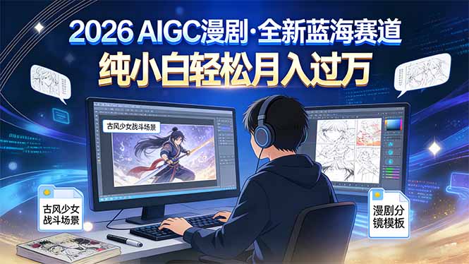 2026年全新蓝海赛道，纯小白轻松月入过万-网创商城