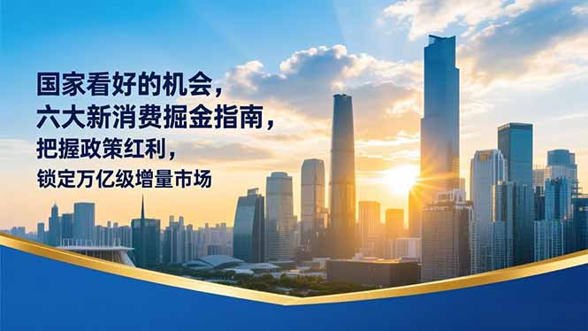 某付费文章：国家看好的机会，六大新消费掘金指南，把握政策红利，锁定万亿级增量市场-网创商城