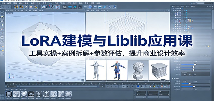LoRA建模与Liblib应用课：工具实操+案例拆解+参数评估，提升商业设计效率-网创商城